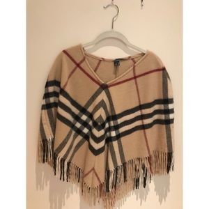 Burberry poncho